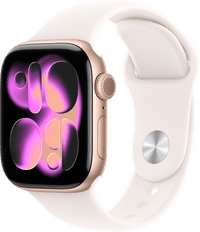 Apple Watch Series 11 Cellular 42mm  Rosegoud Sportband M/L