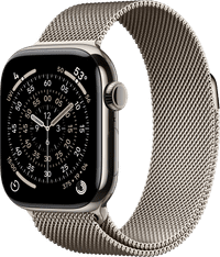 Apple Watch Series 11 Cellular 42mm Titanium  Natural Milanese Band
