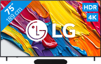 LG 75 inches QNED82 4K (2025) + Sonos Ray Black