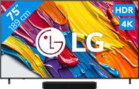 LG 75 inches QNED82 4K (2025) + Sonos Beam Gen2 Black