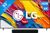 LG 55" QNED82 4K (2025) + Sonos Beam Gen2 Zwart