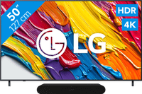 LG 50" QNED82 4K (2025) + Sonos Ray Zwart