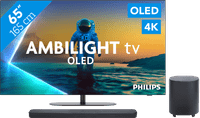 Philips Ambilight 65'' OLED810 4K (2025) + JBL Bar 500 M2 Zwart