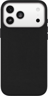 Otterbox Symmetry iPhone 17 Pro Max Back Cover met MagSafe Magneet Leer Zwart