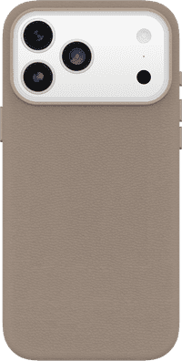 OtterBox Symmetry iPhone 17 Pro Max Back Cover with MagSafe Magnet Leather Gray