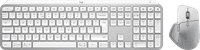 Logitech MX Master 4 voor Mac Zilver + Logitech MX Keys S for Mac Qwerty Wit