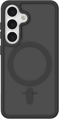 Just in Case Back Cover met Valbescherming Samsung Galaxy S24 Zwart met Magneet