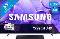 Samsung 65 inches Crystal UHD U8070F (2025) + Samsung HW-S60D Black (2024)