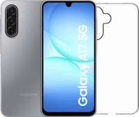 Samsung Galaxy A17 128GB Grijs 5G + BlueBuilt Back Cover Transparant