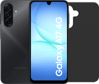 Samsung Galaxy A17 128GB Zwart 4G + BlueBuilt Back Cover Zwart