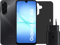 Samsung Galaxy A17 128GB Zwart 4G + Accessoirepakket