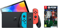Nintendo Switch OLED Blauw/Rood + EA Sports FC 26