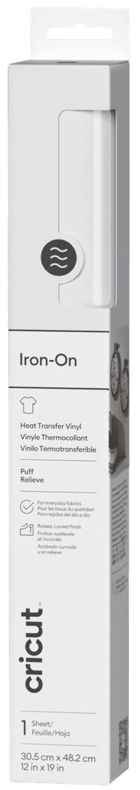 Cricut Puff Iron-On White 30.5x48.3cm