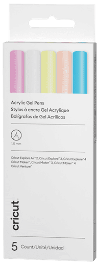 Cricut Explore/Maker Acrylgelpennen 5-pack 1.0mm