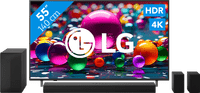 LG 55 inches 4K Smart UA75 + LG DS60TR