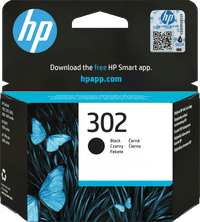 HP 302 Cartridge Zwart (F6U66AE)