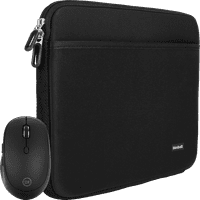 BlueBuilt Laptop Sleeve 36cm 15 inches M Black + Tradendum Mouse