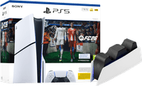 PlayStation 5 Slim Disc Edition + FC 26 + Oplaadstation