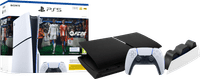 PS5 Slim Disc Edition + FC 26 + Covers Zwart + Extra Controller Wit + Oplaadstation