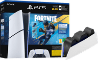 PlayStation 5 Slim Digital Edition Fortnite bundel + Oplaadstation
