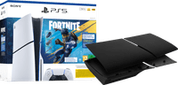 PlayStation 5 Slim Disc Edition Fortnite bundel + Covers Zwart