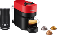 Krups Nespresso Vertuo Pop XN9205 Spicy Red + Pierre Melkopschuimer