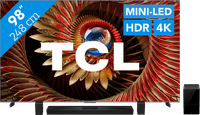 TCL 98 inches QD Mini-LED C81K 4K (2025) + TCL Q85H PRO
