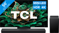 TCL 50 inches QD Mini-led C71K 4K (2025) + TCL Q65H