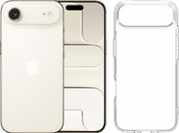 Apple iPhone Air 256GB Goud + BlueBuilt Protective Back Cover Transparant