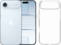 Apple iPhone Air 256GB Blauw + BlueBuilt Protective Back Cover Transparant