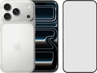 Apple iPhone 17 Pro 512GB Zilver + BlueBuilt Screenprotector Glas