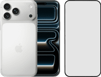 Apple iPhone 17 Pro Max 512GB Zilver + BlueBuilt Screenprotector Glas