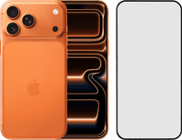 Apple iPhone 17 Pro Max 512GB Oranje + BlueBuilt Screenprotector Glas