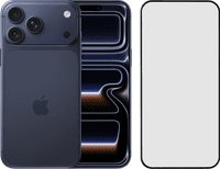 Apple iPhone 17 Pro Max 1TB Blauw + BlueBuilt Screenprotector Glas