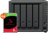 Synology DS425+ + Seagate IronWolf 8TB 4-Pack