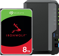 Synology DS225+ + Seagate IronWolf 8TB