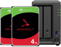Synology DS725+ + Seagate IronWolf 4TB Duo Pack