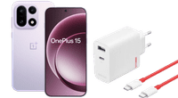 OnePlus 15 512GB Paars 5G + OnePlus SuperVOOC Oplader 120W + Usb C kabel
