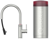 Quooker COMBI + Quooker Flex Round RVS