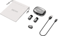Boya Mini 2 Grijs voor Usb C en Lightning