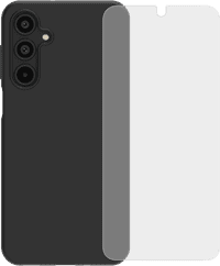 BlueBuilt Back Cover Samsung Galaxy A16 4G/5G Zwart + Screenprotector Glas