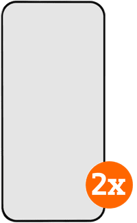 BlueBuilt Back Cover iPhone 16e Zwart + Screenprotector Glas