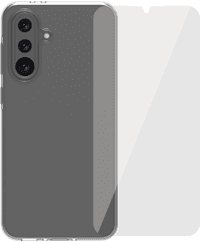 BlueBuilt Samsung Galaxy A36 Back Cover Transparant + Screenprotector Glas