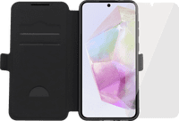 BlueBuilt Samsung Galaxy A36 Book Case Zwart + Screenprotector Glas