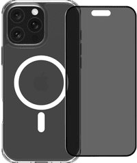BlueBuilt Protective Back Cover met MagSafe iPhone 16 Pro Max + Privacy Screenprotector