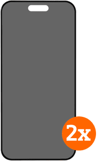 BlueBuilt Apple iPhone 17 Pro Max Privacy Filter Screenprotector Glas Duo Pack