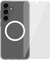 BlueBuilt Protective Back Cover Magneet Galaxy S25 Plus Transparant + Screenprotector Glas