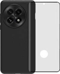 BlueBuilt Back Cover OnePlus 13 Zwart + Screenprotector Glas