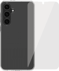 BlueBuilt Samsung Galaxy S24 FE Back Cover Transparant + Screenprotector Glas