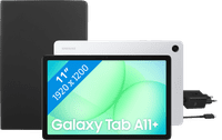 Samsung Galaxy Tab A11 Plus 11 inch 128GB Wifi Zilver + Basis accessoirepakket